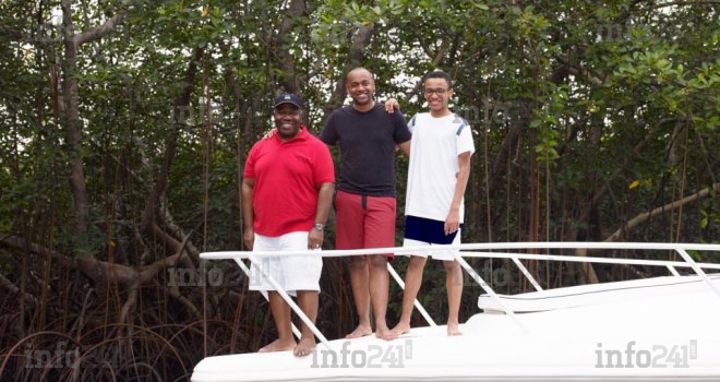 Ali Bongo et ses enfants heureux comme jamais&nbsp;!