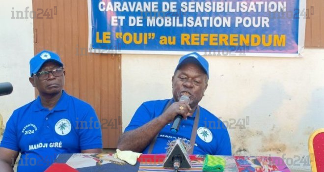 Port-Gentil&nbsp;: Féfé Onanga lance une caravane pour le oui au référendum pour soutenir le CTRI&nbsp;!