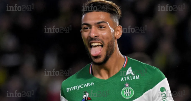 Denis Bouanga consolide la victoire de Saint-Etienne face à l’Olympique de Marseille