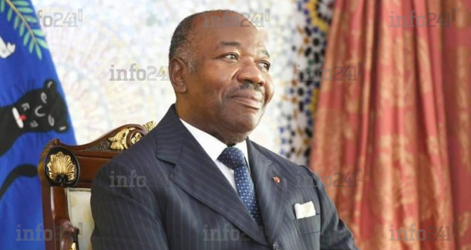 Ali Bongo très content d’avoir reçu les vœux du corps diplomatique par visioconférence