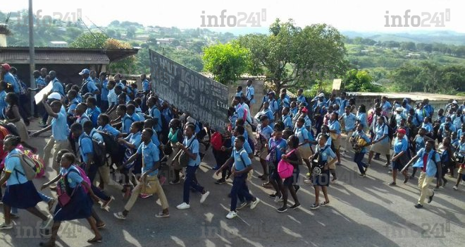 Des lycéens de Franceville réclament le paiement d’arriérés de bourses d’études